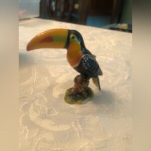 Colorful Toucan Trinket Box